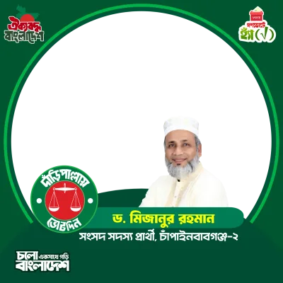Vote for Mizanur Rahman - Photo Frame